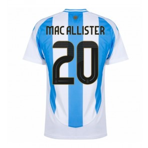 Argentina Alexis Mac Allister #20 Hemmatröja Copa America 2024 Kortärmad